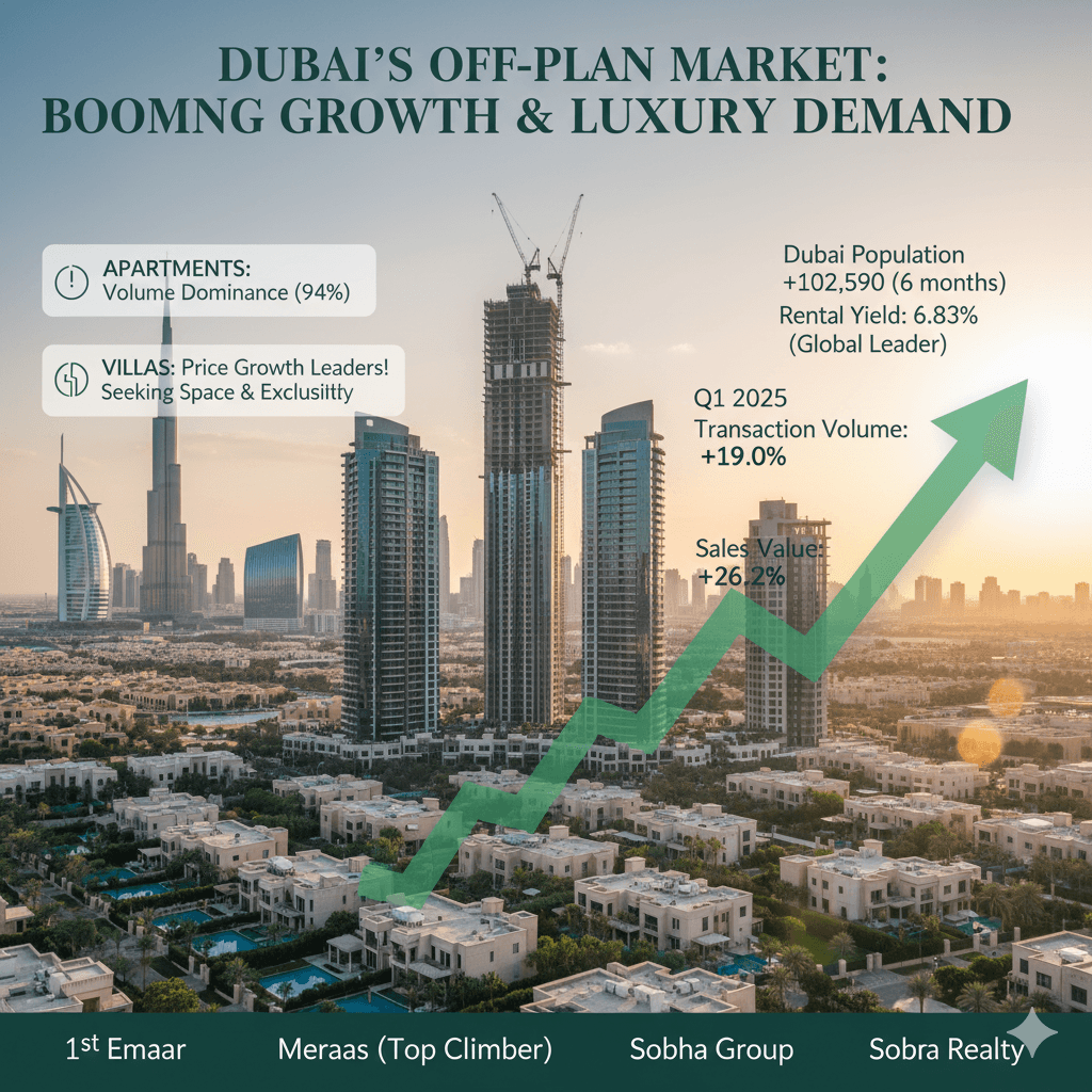 Dubai’s Off Plan market record For Q2 2025