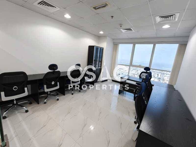Fully Fitted Office |Full Sea View |Prime Location - 4