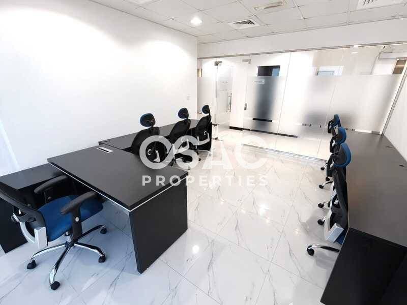 Fully Fitted Office |Full Sea View |Prime Location - 3