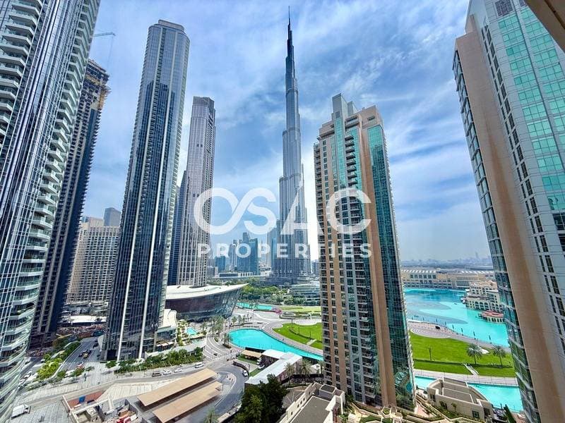 Burj Khalifa View |  Unfurnished | Read to Move