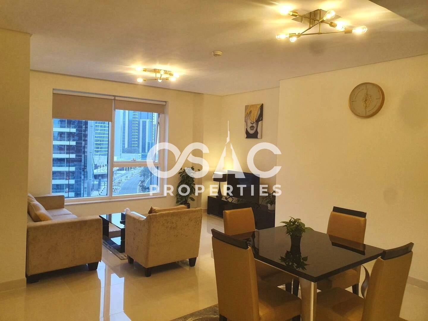 Mid Floor | Fully Furnished 1BR  | Large Layout  - 3
