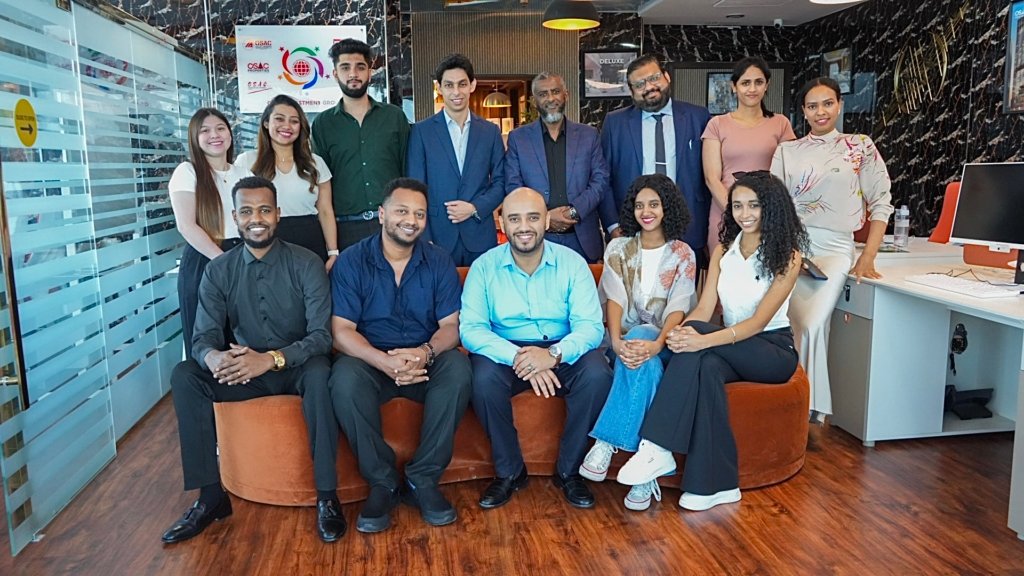 OSAC Properties team Good Luck celebration to ethiopian